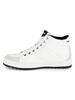 Logo Leather High Top Sneakers