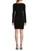 Squareneck Mini Sheath Dress