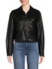 Faux Leather Zip Biker Jacket