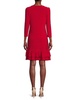 Ruffle Teired Jersey Mini Sheath Dress