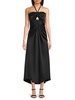 Paloma Pleated Halterneck Dress