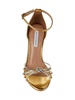 Susan Metallic Ankle Strap Sandals