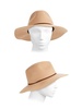 Contrast Trim Wool Fedora