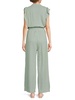 Frill Trim Drawstring Jumpsuit