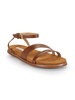 Strappy Leather Flat Sandals