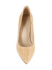 Glora Textured Point Toe Pumps