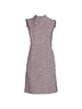 Tweed Knee Sheath Dress