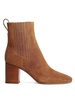 Astra Square Toe Suede Ankle Boots