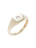 14K Yellow Gold & 0.03 TCW Diamond Signet Ring