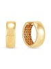 14K Yellow Gold Polished Huggie Earrings