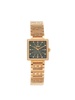 Forever Fendi 23MM IP Rose Goldtone Stainless Steel, Mother Of Pearl & Diamond Bracelet Watch