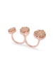 Naomi 14K Rose Goldplated & Drusy Ring