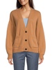 100% Cashmere Drop Shoulder Cardigan