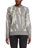 Virgo Abstract Wool Blend Sweater