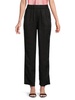 Solid Flat Front Pants