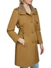 Teagan Faux Shearling Single-Breasted Trench Coat