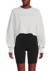 Ribbed Drop Shoulder Sweatshirt