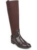 merina womens buckle embossed knee-high boots