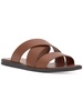 waely vm-waely-m casual sandal men's cognac brown leather mkzz66