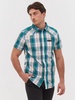 stavo short sleeve check shirt