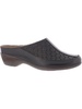 dusk womens leather slip on mules