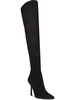 vanquish womens faux suede stiletto thigh-high boots