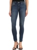 alexa womens mid-rise medium wash skinny jeans