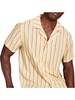 mens woven striped button-down shirt