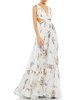 womens cut-out long evening dress