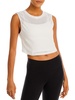 womens cropped mesh tank top