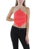 womens gypset scarf open back halter top