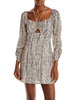 womens animal print halter mini dress