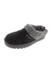 keepsakes womens faux fur slip on mule slippers