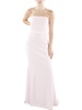 womens asymmetric polyester evening dress