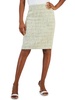 womens tweed zipper pencil skirt