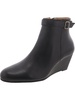 willa wedge bootie womens leather wedges mid-calf boots