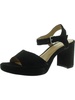 womens suede buckle ankle strap