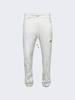 cracked dye logo sweatpants white