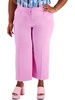 plus womens high rise stretch straight leg pants