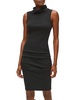 womens turtleneck ruched sweaterdress