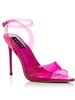 milan womens vinyl ankle strap heels