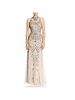 womens halter embellished evening dress