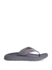 men's lowdown flip flop in pitch gray