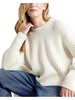 sarah womens wool blend ribbed knit pullover sweater