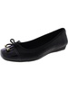 womens faux leather slip on ballet flats