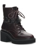 keltana  womens zipper leather combat & lace-up boots