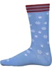 falling snowflakes mens holiday arch support crew socks