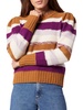 ronsard womens wool striped crewneck sweater