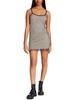 womens embellished mesh slip dress