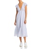 tina womens striped cotton maxi dress